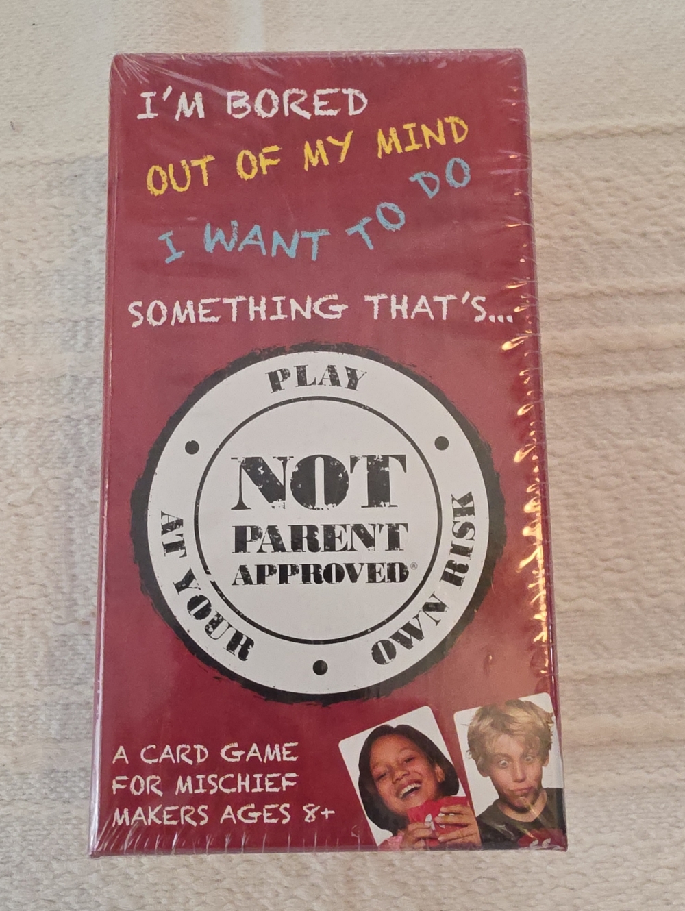 Not Parent Approved Card Game - Red